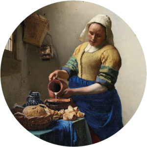 Melkmeisje, Johan Vermeer, tuinposter, rijksmuseum, Mauritshuis, rijksmuseum, muursticker, wanddecoratie